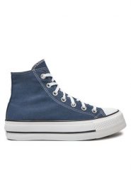 Converse Trampki Chuck Taylor All Star Lift Platform HI A08215C Granatowy. Niebieskie trampki damskie Converse, bez wzorów, z materiału, bez zapięcia. Za 339.99 zł.