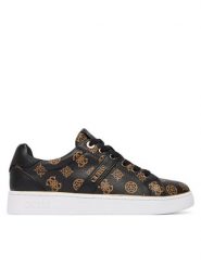 Guess Sneakersy FLFBTZ FAL12 Czarny. Czarne obuwie sportowe damskie Guess, ze skóry, bez zapięcia. Za 399.99 zł.
