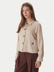 Marella Koszula Baia1 2615191051 Beżowy Regular Fit. Brązowe koszule damskie Marella, bez wzorów, z wiskozy, bez kołnierzyka, bez ramiączek. Za 779.99 zł.