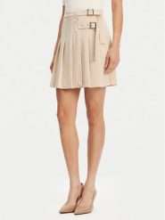 Maryley Spódnica plisowana 25EB711/21ME Beżowy Regular Fit. Brązowe spódnice damskie Maryley, m, bez wzorów, z syntetyku. Za 239.99 zł.