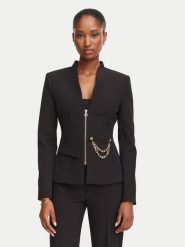 Rinascimento Marynarka CFC0130160003 Czarny Slim Fit. Czarne marynarki i żakiety damskie Rinascimento, m, bez wzorów, z syntetyku. Za 944.99 zł.