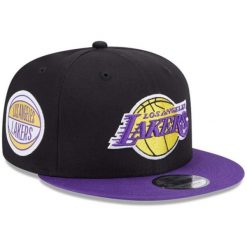 Czapka z daszkiem New Era 9FIFTY Los Angeles Lakers Contrst 60364386 M - L. Czarne czapki z daszkiem damskie New Era, bez wzorów. Za 169.00 zł.