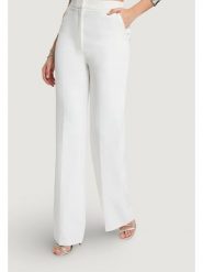 Morgan Spodnie materiałowe 261-PANA.F Biały Bootcut Fit. Białe spodnie materiałowe damskie Morgan, bez wzorów, z materiału. Za 329.99 zł.