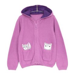 Sweter w kolorze różowym. Czerwone bluzy niemowlęce Lemon Fashion, z aplikacjami, z kapturem. W wyprzedaży za 54.95 zł.