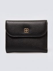 BIG STAR Portfel w kolorze czarnym - 12 x 10 cm rozmiar: onesize. Czarne portfele damskie Big Star, bez wzorów, z materiału. Za 79.99 zł.