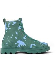 Camper Skórzane botki w kolorze zielono-błękitnym rozmiar: 35. Niebieskie botki damskie Camper, bez obcasa, bez zapięcia. Za 289.20 zł.