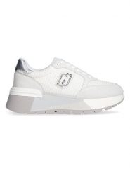 Liu Jo Skórzane sneakersy w kolorze białym rozmiar: 37. Białe obuwie sportowe damskie Liu Jo, z materiału, bez zapięcia. Za 248.27 zł.