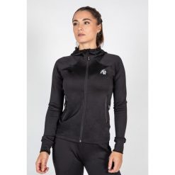 Halsey Kurtka dresowa - Czarny. Czarne kurtki damskie GORILLA WEAR, xs, bez wzorów, z dresówki, bez kaptura. Za 297.00 zł.