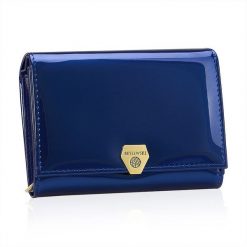 Portfel damski BETLEWSKI BPD-VS-11 GRANAT. Portfele damskie Betlewski, bez wzorów, ze skóry. Za 139.99 zł.