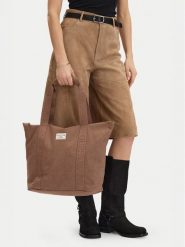 Guess Jeans Torebka CWBEO-GUESS-B-016-09 Brązowy. Brązowe shopper bag Guess Jeans, z jeansu, bez dodatków. Za 199.99 zł.