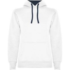 Bluza Z Kapturem Z Polibawełny Dla Kobiet. Białe bluzy damskie ROLY, m, bez wzorów, z kapturem. Za 98.99 zł.