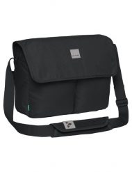 Torba-ab8 Coreway Messenger 13. Czarne torby na laptopa Vaude, bez wzorów, z materiału. Za 466.30 zł.