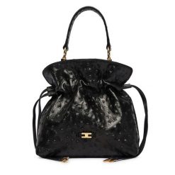 Torebka Elisabetta Franchi. Czarne torebki klasyczne damskie Elisabetta Franchi, bez dodatków. Za 2,549.00 zł.
