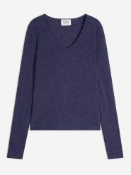 AUTHENTIC CASHMERE Kaszmirowy sweter w kolorze granatowym rozmiar: L. Niebieskie swetry klasyczne damskie AUTHENTIC CASHMERE, l, z kaszmiru, bez kołnierzyka. Za 328.09 zł.