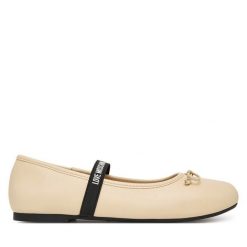 Baleriny LOVE MOSCHINO. Balerinki damskie Love Moschino, bez wzorów. Za 769.99 zł.