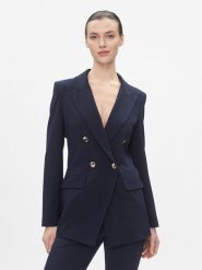 Marella Marynarka Notion 2413041111200 Granatowy Regular Fit. Niebieskie marynarki i żakiety damskie Marella, bez wzorów, z syntetyku. Za 1,269.00 zł.