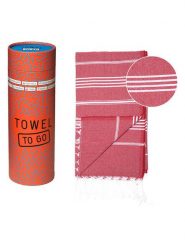 Samimi Chusta hammam w kolorze czerwonym - 180 x 100 cm rozmiar: onesize. Czerwone chusty damskie Samimi, bez wzorów, z bawełny. Za 65.45 zł.