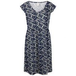 Trespass Gertha - Damska sukienka na co dzień w kolorze granatowym z nadrukiem. Niebieskie sukienki damskie Trespass, bez wzorów, z dżerseju, sportowe, bez ramiączek. Za 240.99 zł.