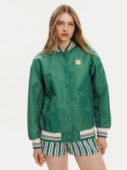 Fila Kurtka bomber Leme FAW0999 Zielony Oversize. Zielone kurtki damskie Fila, xl, bez wzorów, z syntetyku, bez kaptura. Za 229.99 zł.