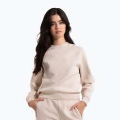Bluza damska Pitbull Discovery Crewneck Sweatshirt. Brązowe bluzy damskie PITBULL, l, bez wzorów, z bawełny, bez kaptura. Za 159.99 zł.