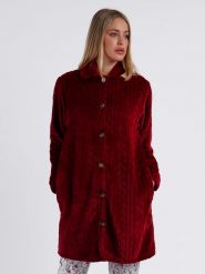 Admas Płaszcz polarowy "Admas Garden" w kolorze bordowym rozmiar: XL. Czerwone płaszcze damskie admas, xl, bez wzorów, z polaru, bez kaptura. Za 126.99 zł.