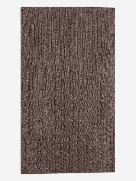 AUTHENTIC CASHMERE Kaszmirowy szal-koło "Tommy" w kolorze szarobrązowym - 64 x 40 cm rozmiar: onesize. Brązowe szaliki damskie AUTHENTIC CASHMERE, bez wzorów, z kaszmiru. Za 304.99 zł.