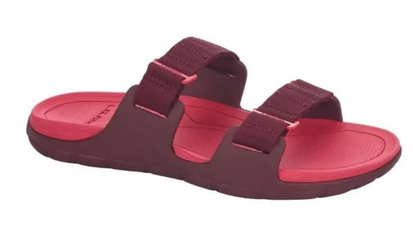 Sandały plażowe Sandal Way Slide ZRVP/41. Czerwone sandały damskie Lizard, bez wzorów, z materiału, bez obcasa, bez zapięcia. Za 85.03 zł.