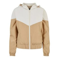 Damska kurtka wodoodporna Urban Classics Arrow. Białe kurtki damskie Urban Classics, bez wzorów, bez kaptura. Za 161.00 zł.