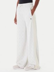 Guess Spodnie dresowe V5YB10 K0282 Écru Relaxed Fit. Spodnie dresowe damskie Guess, xxs, z aplikacjami, z dresówki. Za 359.99 zł.