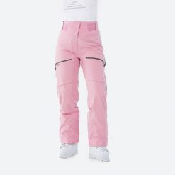 Spodnie narciarskie i snowboardowe damskie Quechua FR500. Czerwone spodnie sportowe damskie WED'ZE, na zimę, m, bez wzorów, z materiału, narciarskie. Za 579.99 zł.