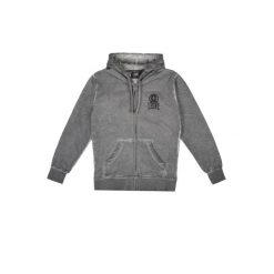 Bluza wygodna z bawełna z kaptur na co dzień. Szare bluzy damskie LEONE 1947 APPAREL, bez wzorów, z bawełny, bez kaptura. W wyprzedaży za 136.83 zł.