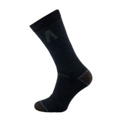 Skarpety trekkingowo narciarskie Alpinus Nuuk Merino. Czarne skarpetki damskie Alpinus, bez wzorów, z wełny. Za 69.00 zł.