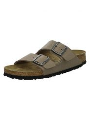 Birkenstock Klapki "Arizona" w kolorze khaki rozmiar: 37. Brązowe klapki damskie Birkenstock, bez wzorów, bez obcasa, bez zapięcia. Za 339.00 zł.
