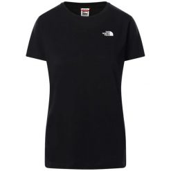 T-shirt sportowy z krótkim rękawem damski W Simple Dome. Czarne koszulki sportowe damskie The North Face, m, bez wzorów, bez ramiączek. Za 109.99 zł.