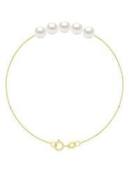 ATELIERS SAINT GERMAIN Złota bransoletka z perłami rozmiar: onesize. Białe bransoletki damskie ATELIERS SAINT GERMAIN, złote. Za 369.99 zł.