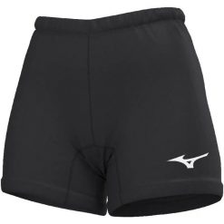Szorty damskie Mizuno TRAD VB Wos. Czarne spodenki sportowe damskie Mizuno, l, bez wzorów, z materiału, na fitness i siłownię. Za 179.00 zł.