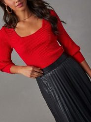 LA Angels Sweter w kolorze czerwonym rozmiar: L. Czerwone swetry klasyczne damskie LA Angels, l, bez kołnierzyka. Za 130.99 zł.