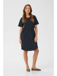 CULTURE Sukienka w kolorze granatowym rozmiar: XL. Niebieskie sukienki damskie Culture, bez wzorów, z bawełny, bez ramiączek. Za 82.99 zł.