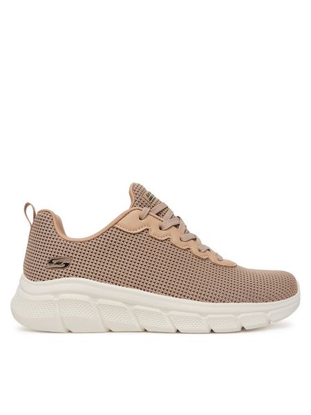 Skechers Sneakersy Bobs B Flex-Visionary Essence 117346/TAN Brązowy. Brązowe obuwie sportowe damskie Skechers, z materiału, bez zapięcia. Za 199.99 zł.