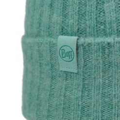 Czapka BUFF KNITTED BEANIE NILAH MINT. Zielone czapki damskie Buff, bez wzorów, z elastanu. Za 199.90 zł.