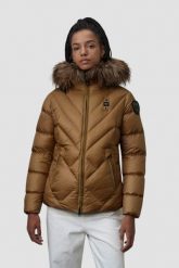 BLAUER Brązowa kurtka damska Alicia Short Jackets. Brązowe kurtki damskie Blauer USA, s, bez wzorów, z futra, bez kaptura. W wyprzedaży za 1,159.99 zł.