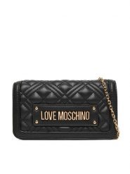 LOVE MOSCHINO Torebka JC5681PP0NLA0000 Czarny. Czarne torebki wieczorowe damskie Love Moschino, bez wzorów, ze skóry, bez dodatków. Za 509.99 zł.