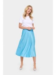 SAINT TROPEZ Spódnica w kolorze błękitnym rozmiar: S. Niebieskie spódnice damskie Saint Tropez, s, bez wzorów, midi. Za 144.95 zł.
