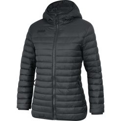 Kurtka Jako femme stepp. Czarne kurtki sportowe damskie JAKO, s, bez wzorów, z materiału, z kapturem. Za 486.75 zł.