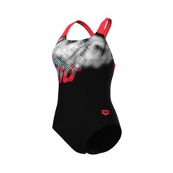 Strój kąpielowy damski jednoczęściowy sportowy na basen Arena Splash. Czarne stroje jednoczęściowe Arena, bez wzorów. Za 169.99 zł.