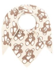 Zwillingsherz Chusta trójkątna w kolorze brązowo-beżowym z dodatkiem wełny - 185 x 90 cm rozmiar: onesize. Brązowe chusty damskie Zwillingsherz, bez wzorów, z materiału. Za 210.32 zł.