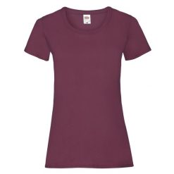 Koszulka Damska Valueweight. Brązowe bluzki damskie Fruit of the Loom, m, bez wzorów, sportowe, bez kołnierzyka, bez ramiączek. Za 30.99 zł.
