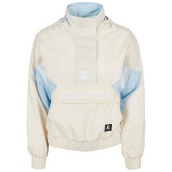 Damska wiatroszczelna wodoodporna kurtka Urban Classics Starter Colorblock. Białe kurtki sportowe damskie Starter, bez wzorów, bez kaptura. Za 420.00 zł.