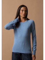 Perfect Cashmere Kaszmirowy sweter "Wilma" w kolorze błękitnym rozmiar: XL. Niebieskie swetry klasyczne damskie Perfect Cashmere, xl, z kaszmiru, bez kołnierzyka. Za 402.45 zł.