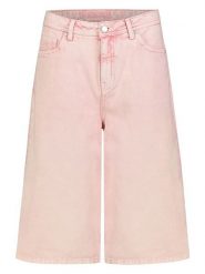 Sublevel Bermudy dżinsowe w kolorze jasnoróżowym rozmiar: L. Różowe szorty damskie Sublevel, z aplikacjami, z bawełny. Za 113.99 zł.